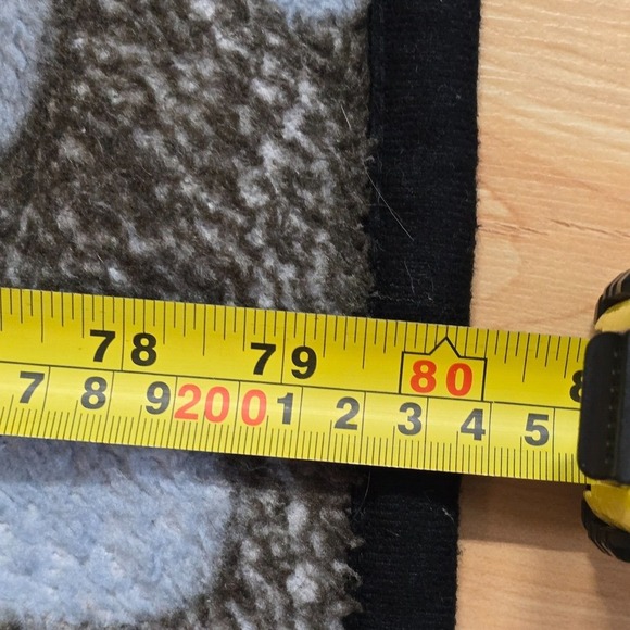 Vintage Disney Muppets Throw Blanket Fleece Animal Kermit Fozzie 57.5 x 80" - Picture 9 of 9